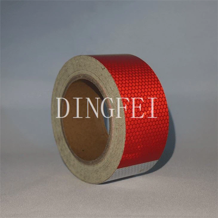 Red Silver Reflective Tape