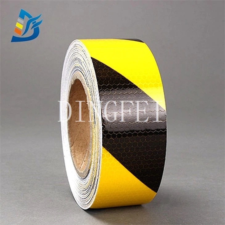Black Yellow Reflective Tape