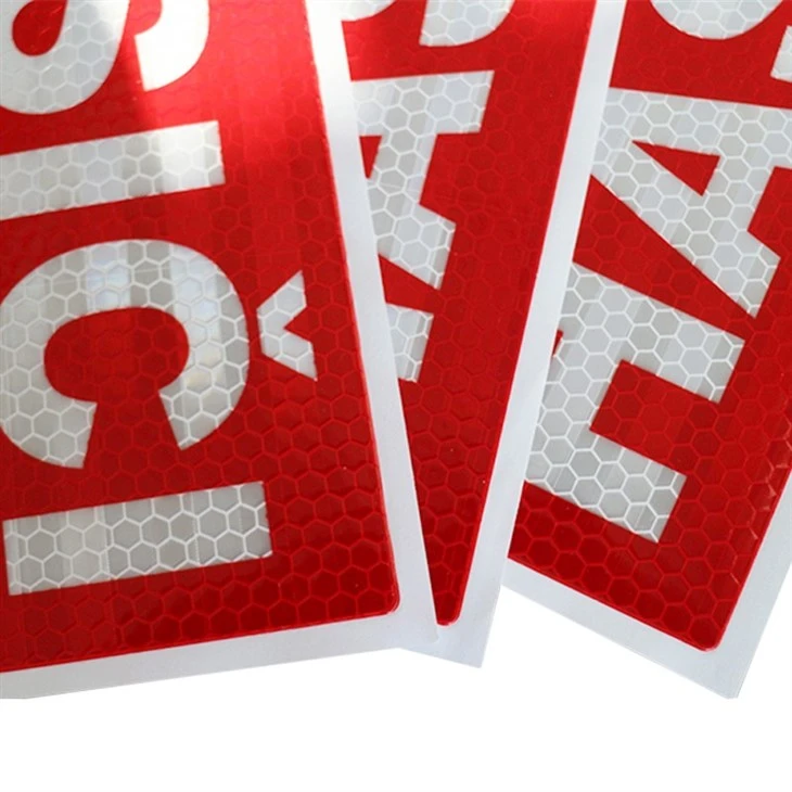 Czech Reflective Adhesive Firefighter Stickers For Car