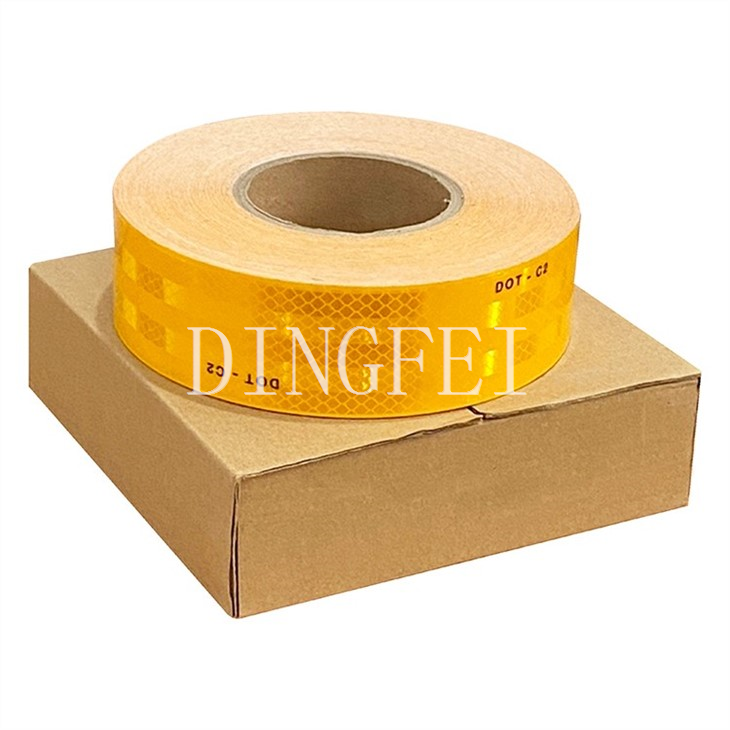 Yellow Reflective Safety Tape